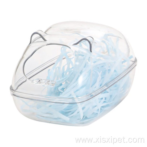 Sand Container Transparent Plastic Toilet for Small Pet